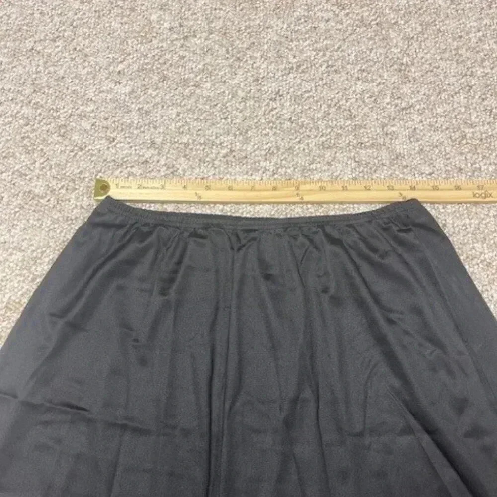 JC Penney 100% Nylon Black Half Slip Dress Size Large - Picture 2 of 5